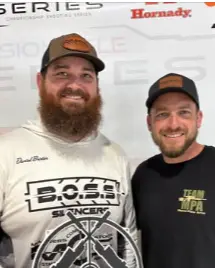 Daniel Brister at a Precision Rifle Series match